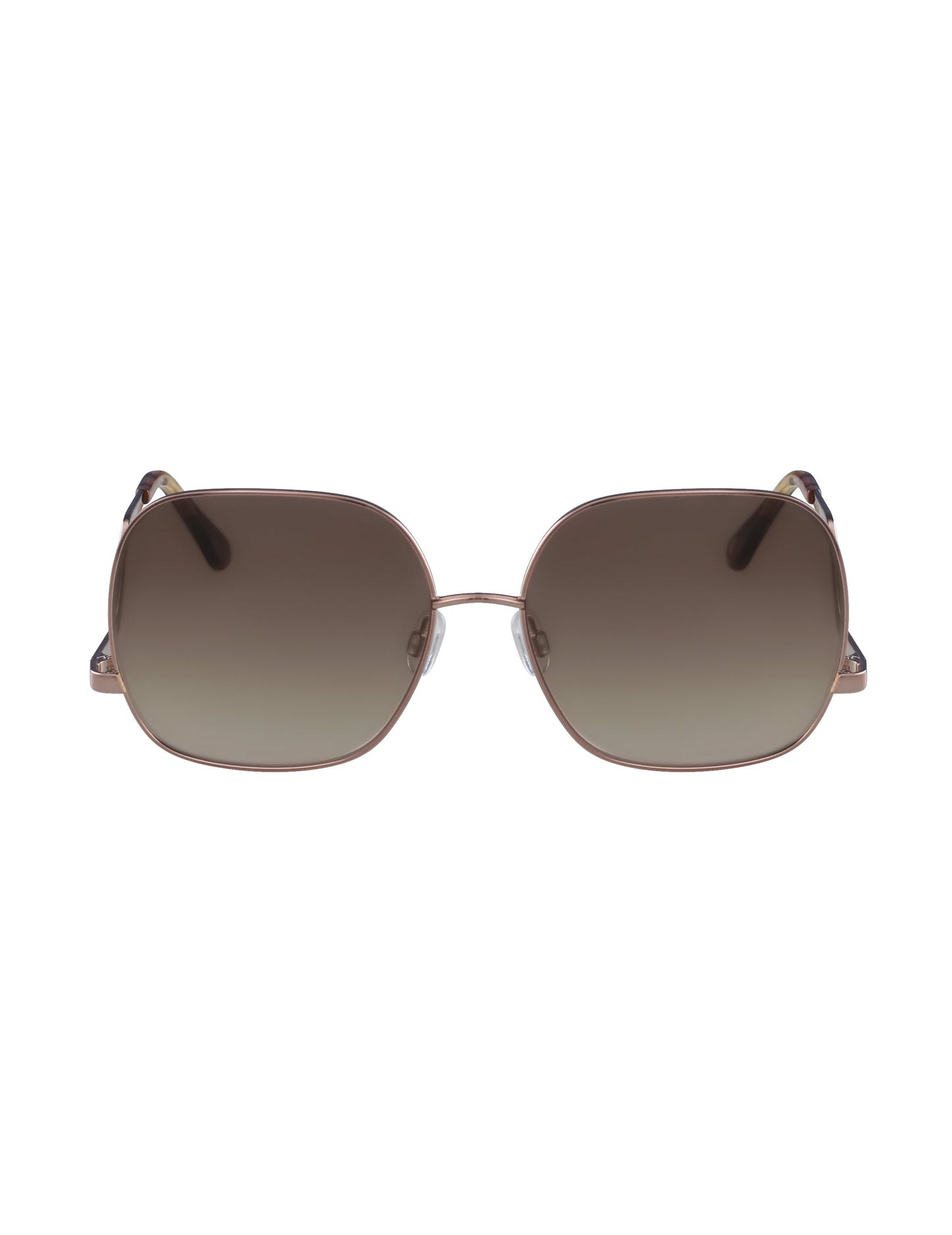 Anne Klein Metal Square Frame Sunglasses