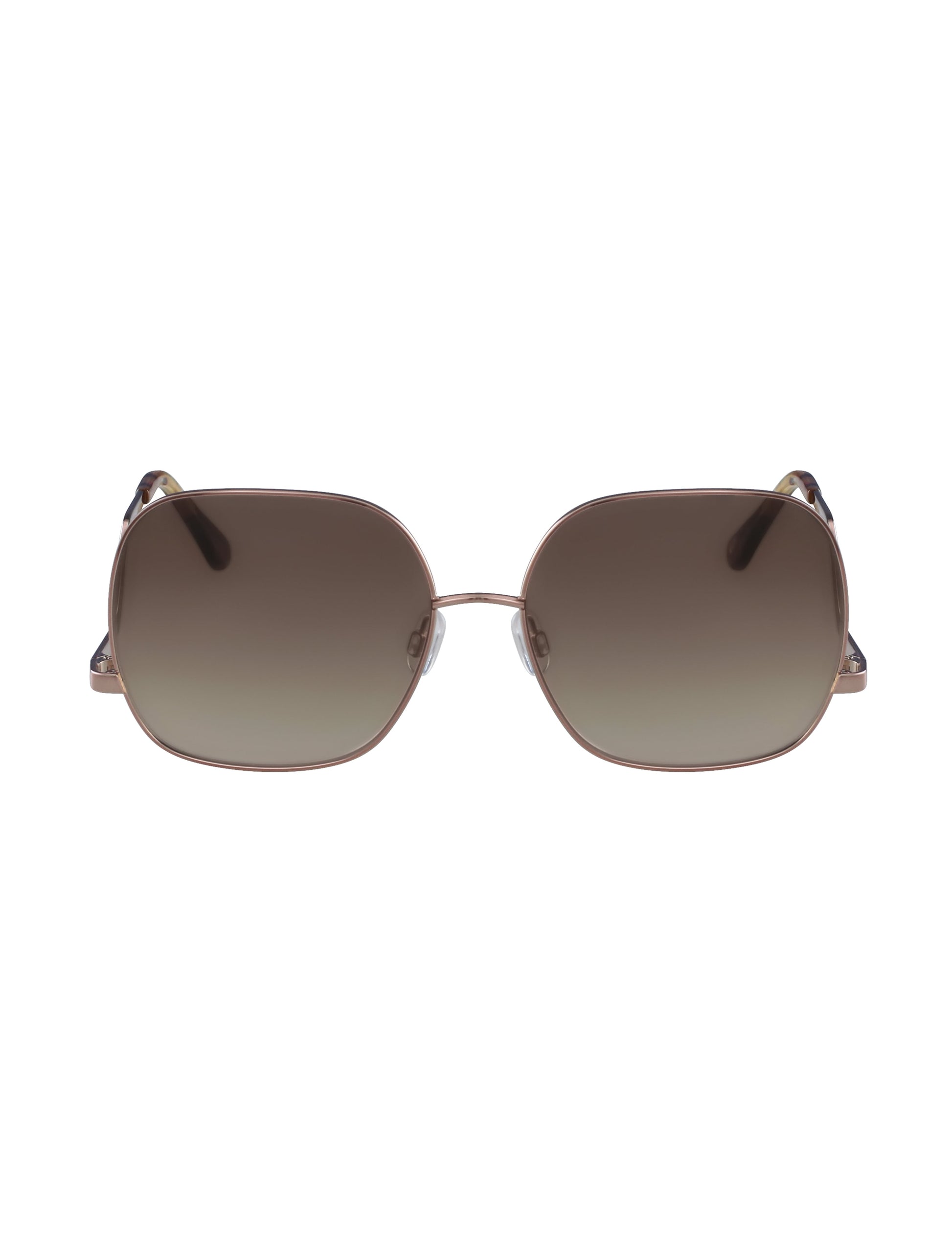 Anne Klein Metal Square Frame Sunglasses