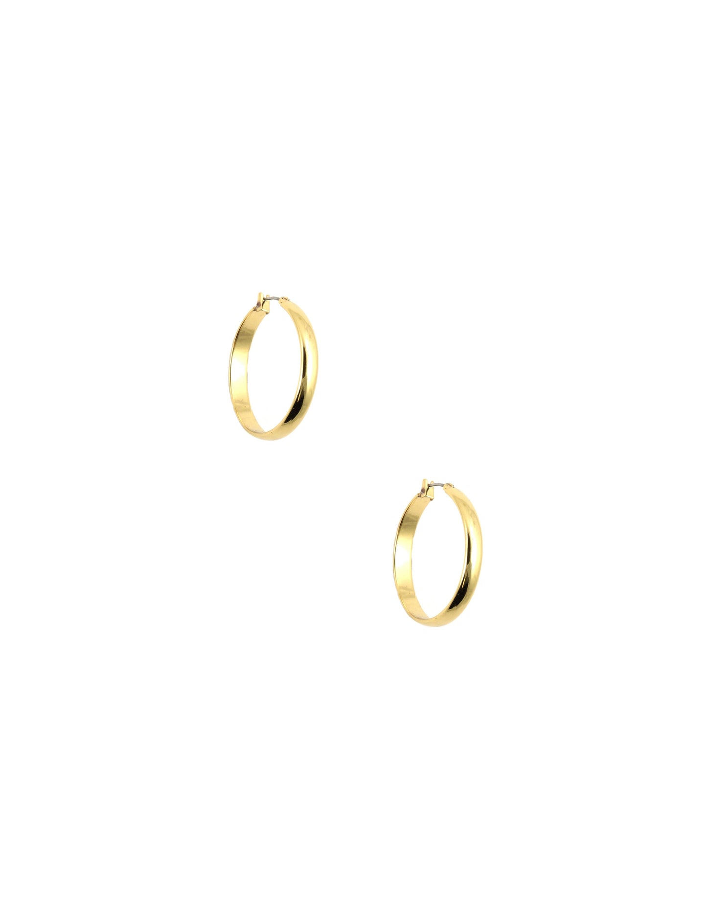 Anne Klein Small Gold-Tone Hoop Earrings