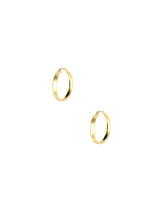 Anne Klein Small Gold-Tone Hoop Earrings