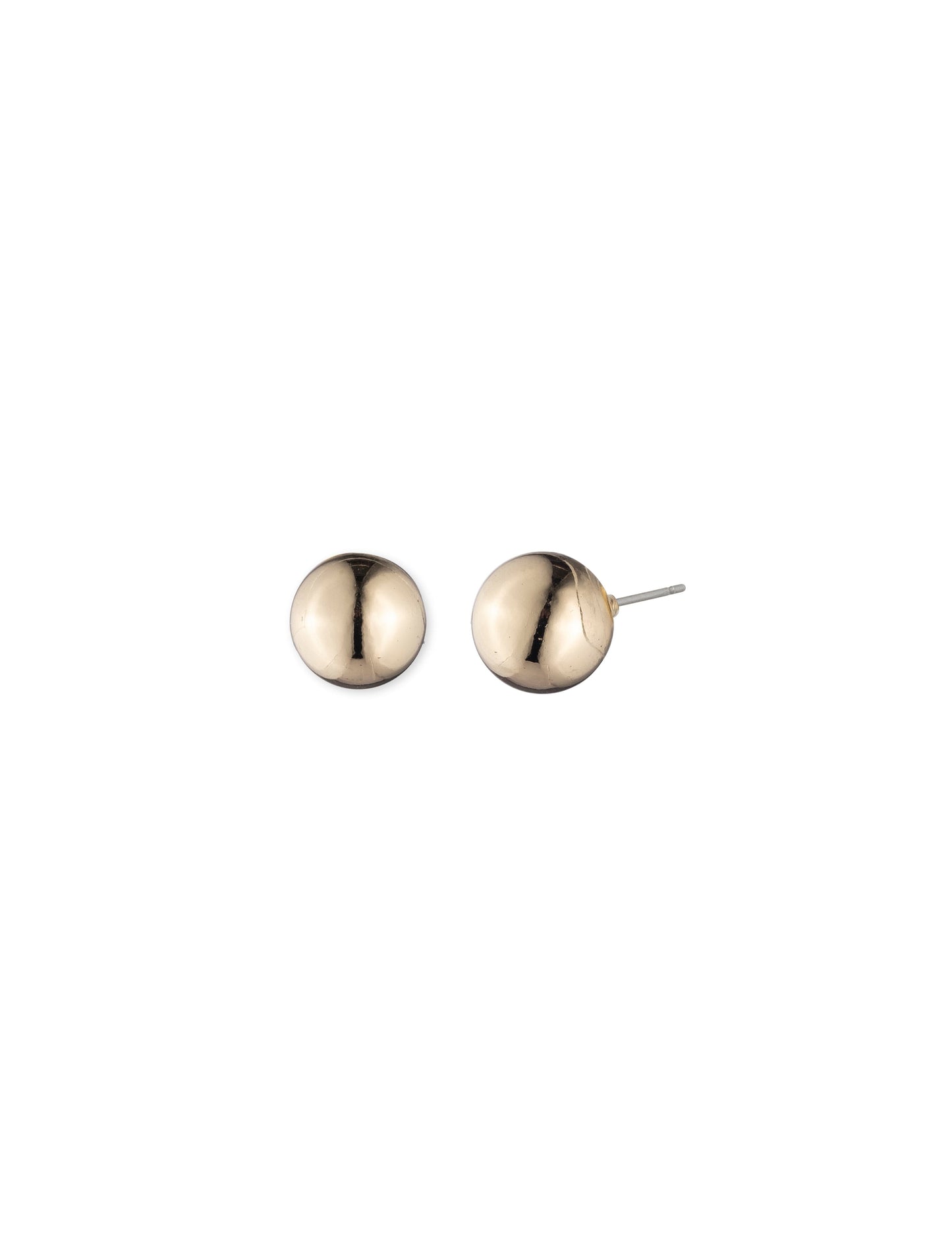 Anne Klein Ball Stud Earrings in Gold Tone