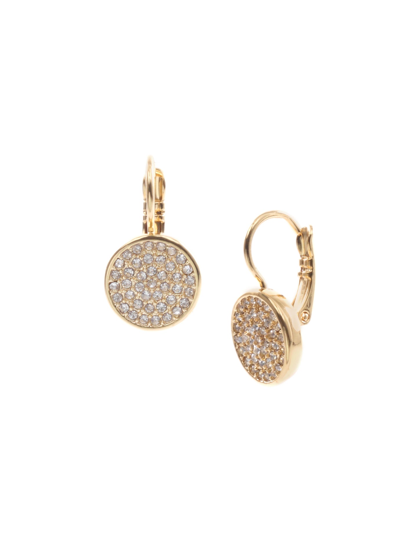 Anne Klein Gold Pavé Drop Earrings