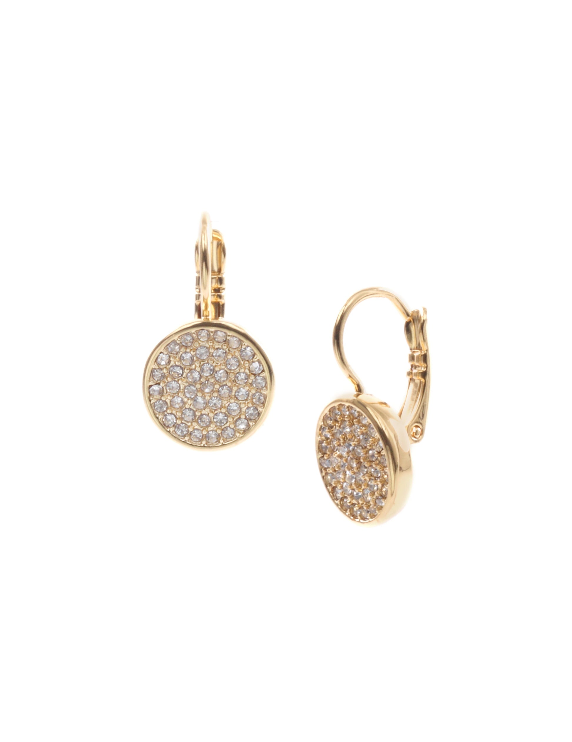 Anne Klein Gold Pavé Drop Earrings