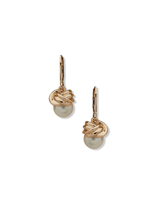 Anne Klein Levback Pearl Drop Earrings