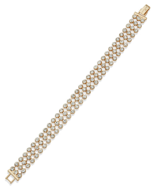 Anne Klein Mesh Foldover Bracelet