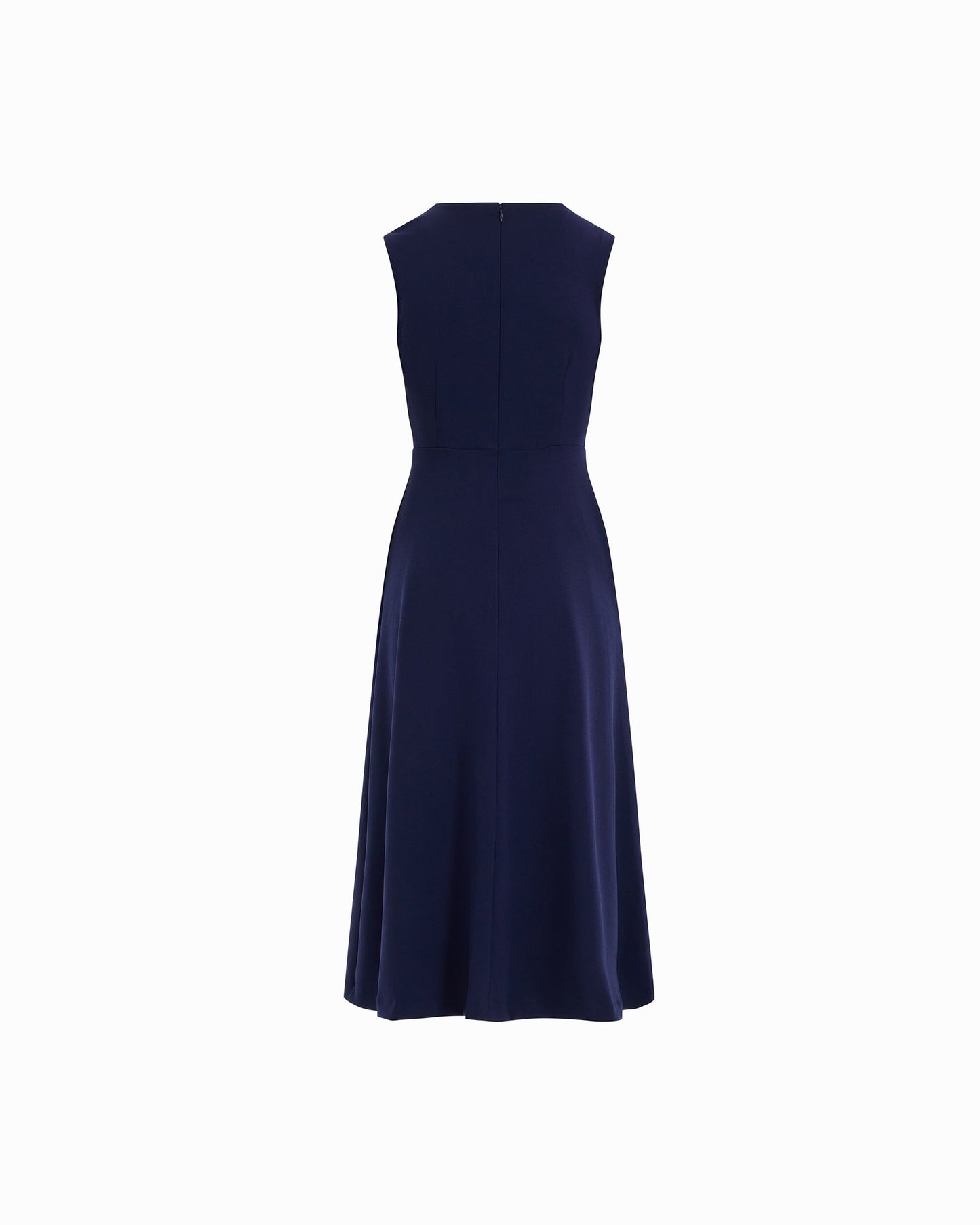 Anne Klein Twist Front A-line Midi Dress