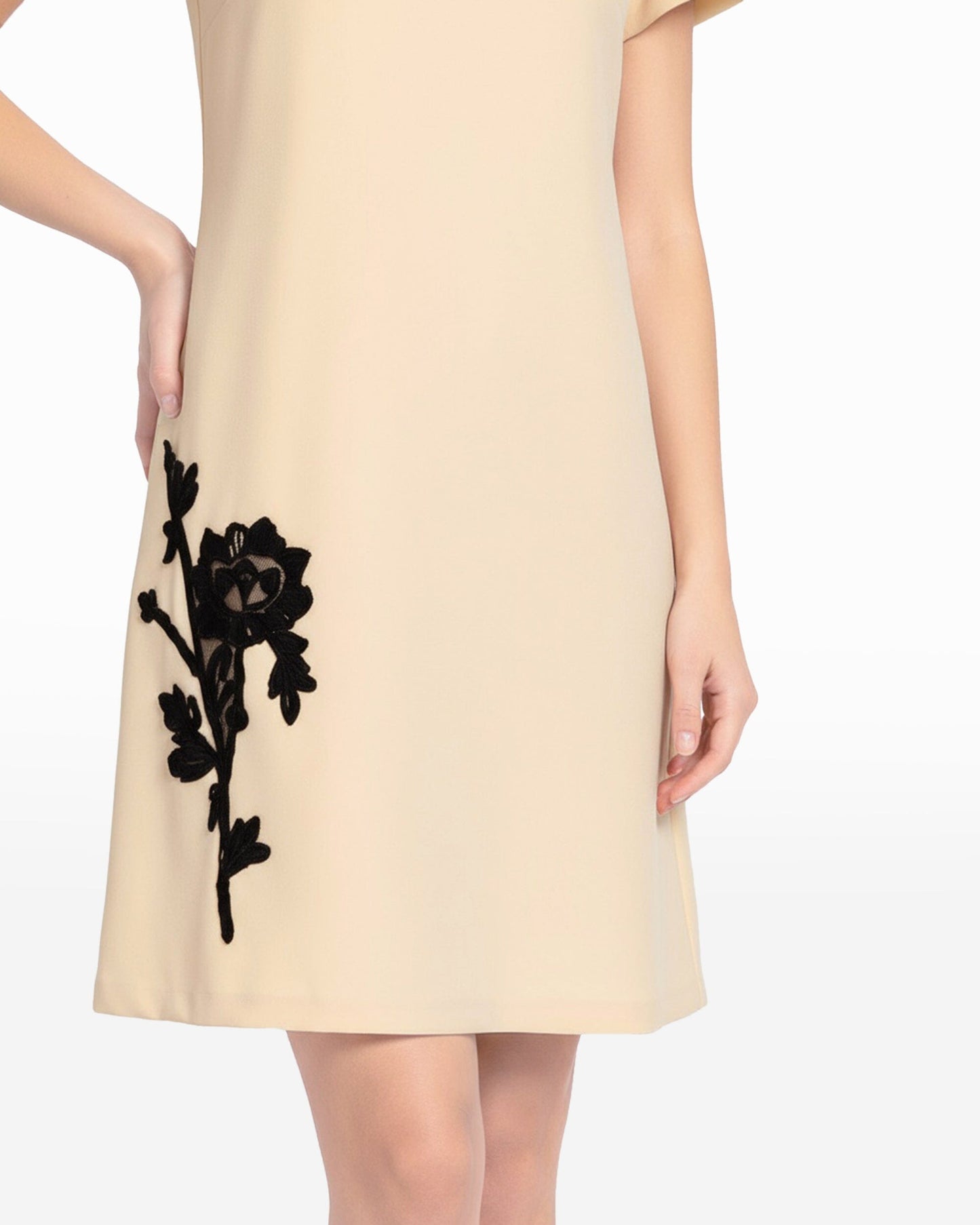 Anne Klein Mock Neck Shift Dress