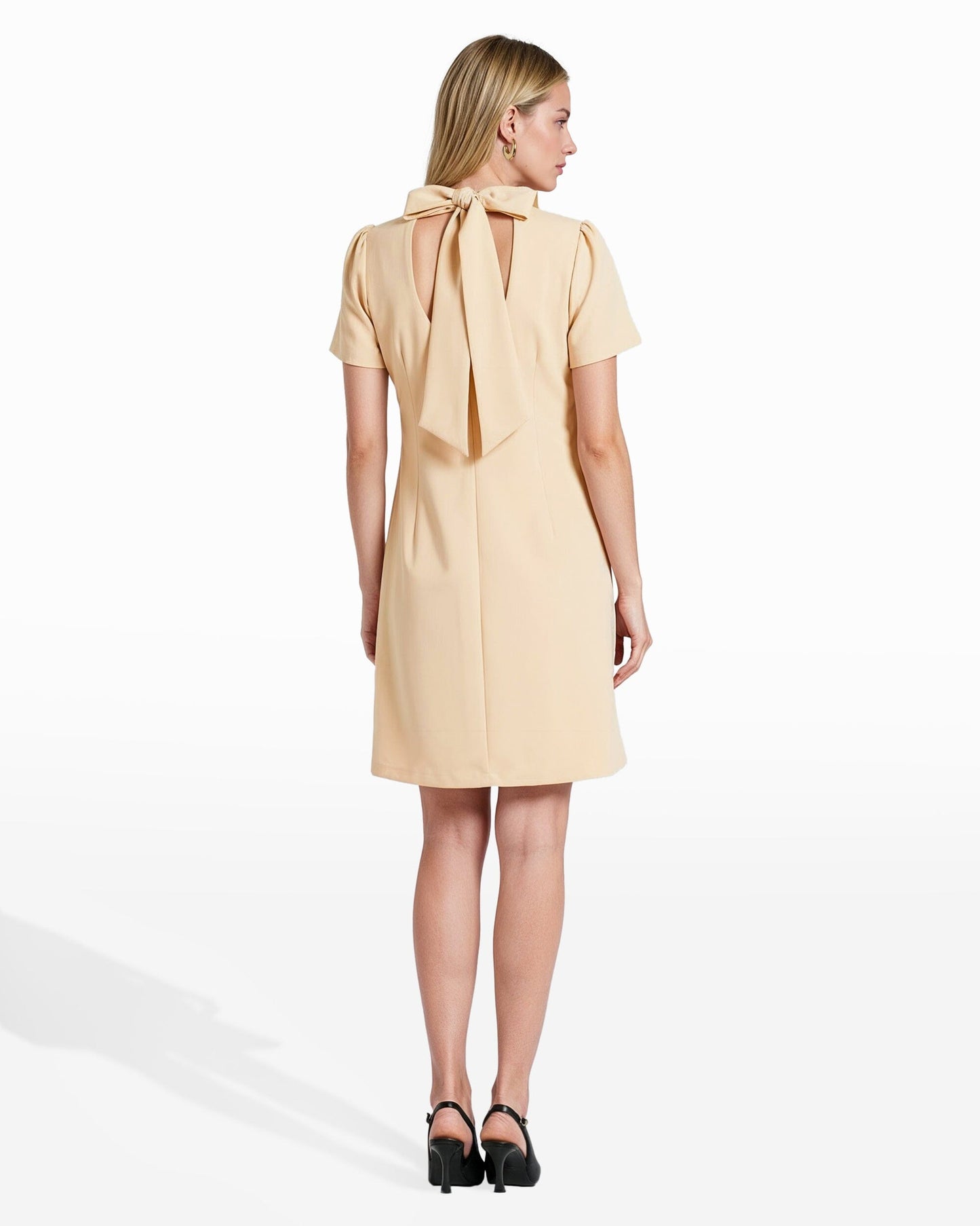Anne Klein Mock Neck Shift Dress