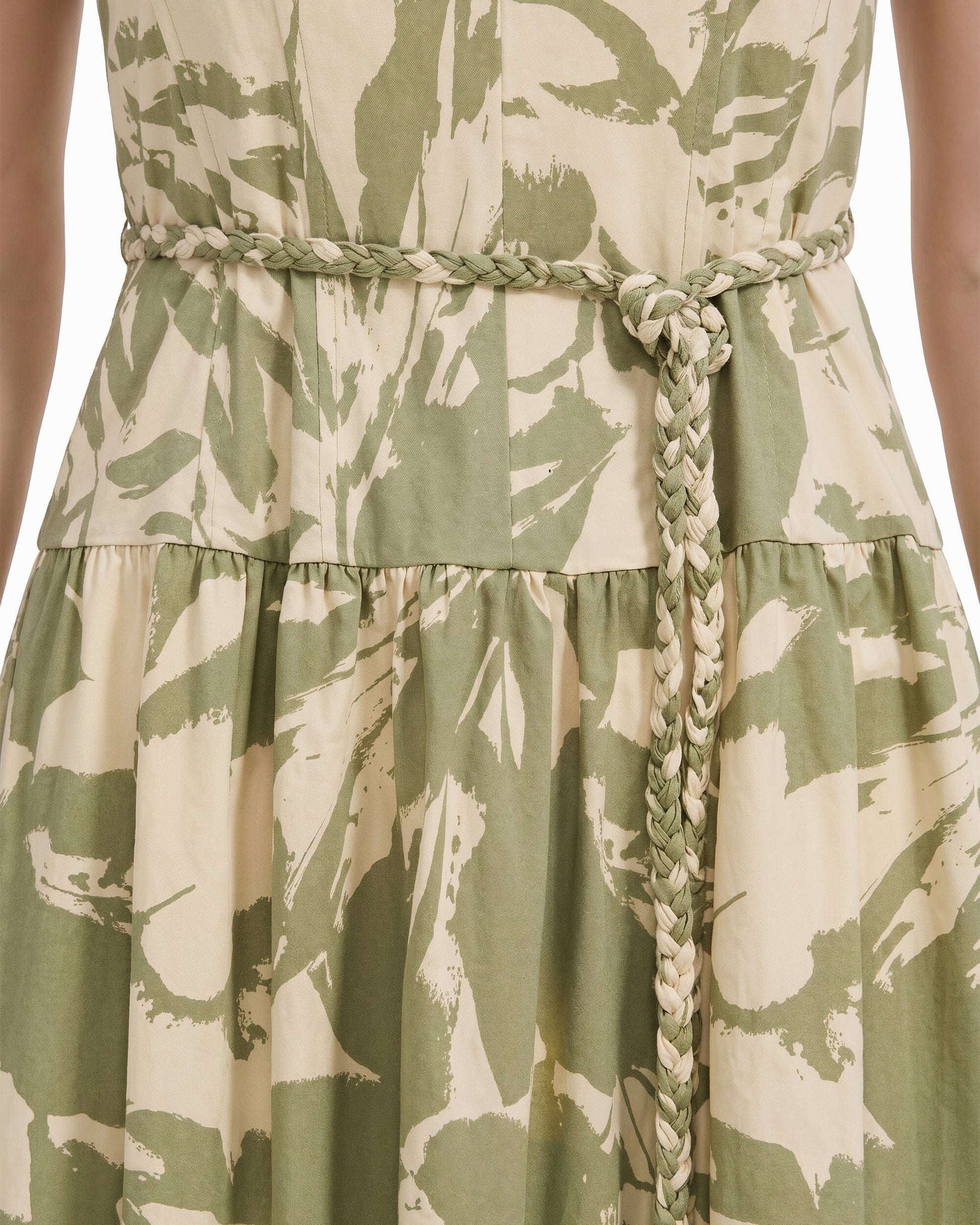 Anne Klein V-Neck Seam Detail Dress