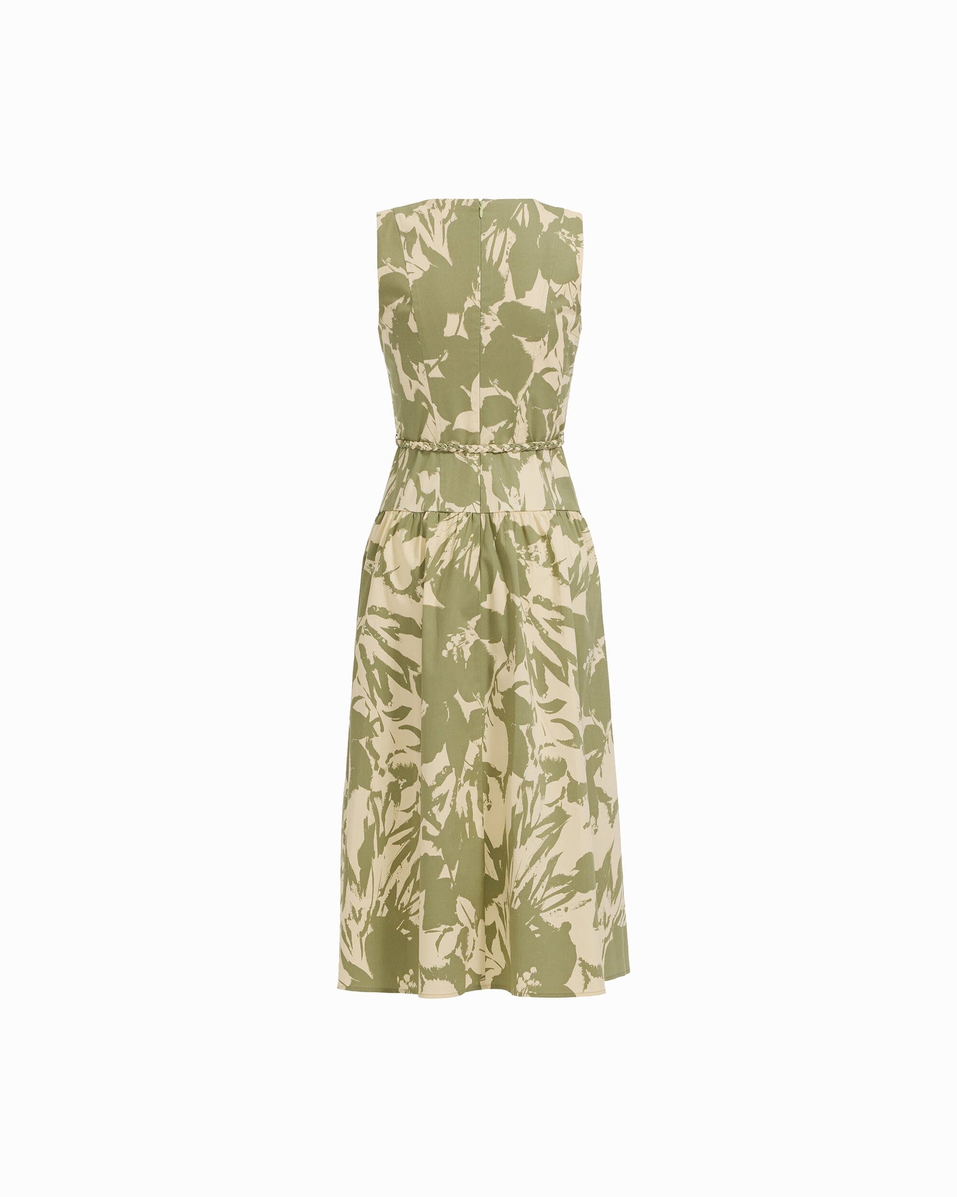 Anne Klein V-Neck Seam Detail Dress