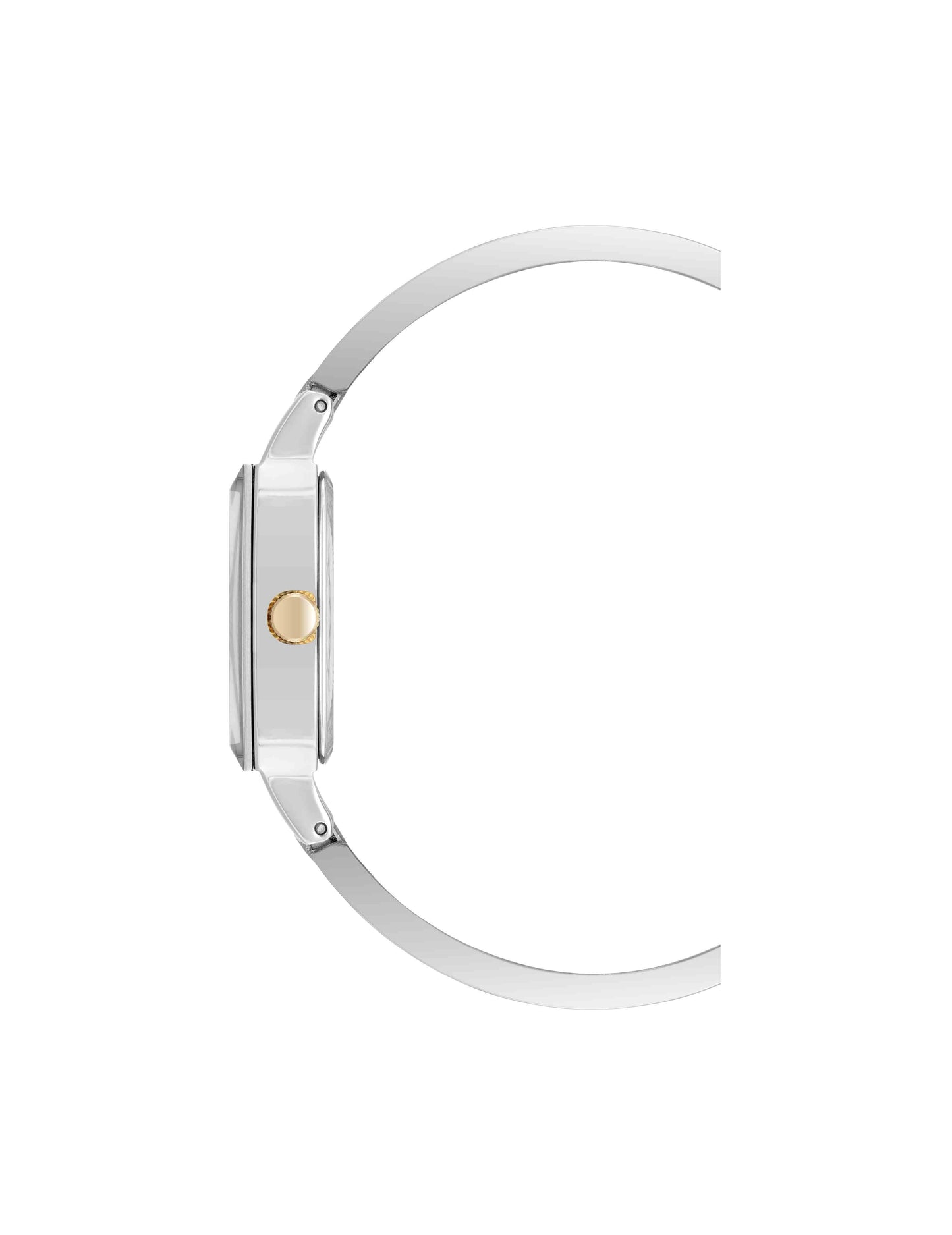 Anne Klein Cushion Case Bangle Watch with Diamond Accent