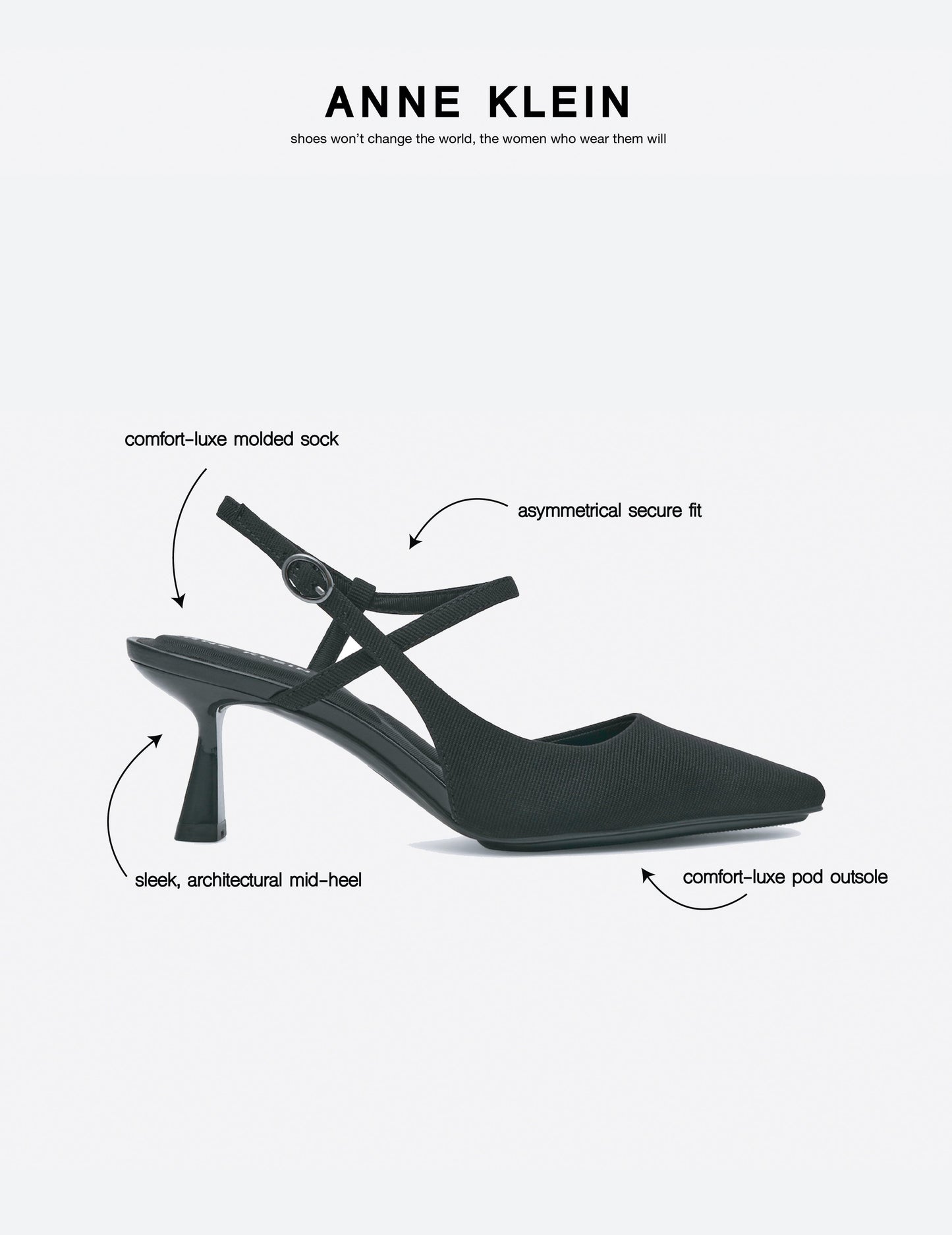 Anne Klein Cosmo Pump Slingback Heel