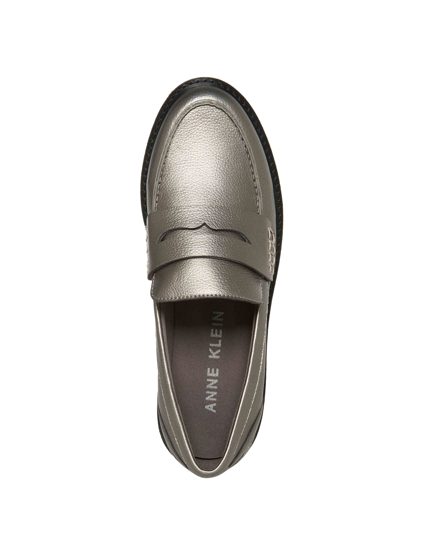 Anne Klein Emmylou Penny Loafer in Pewter