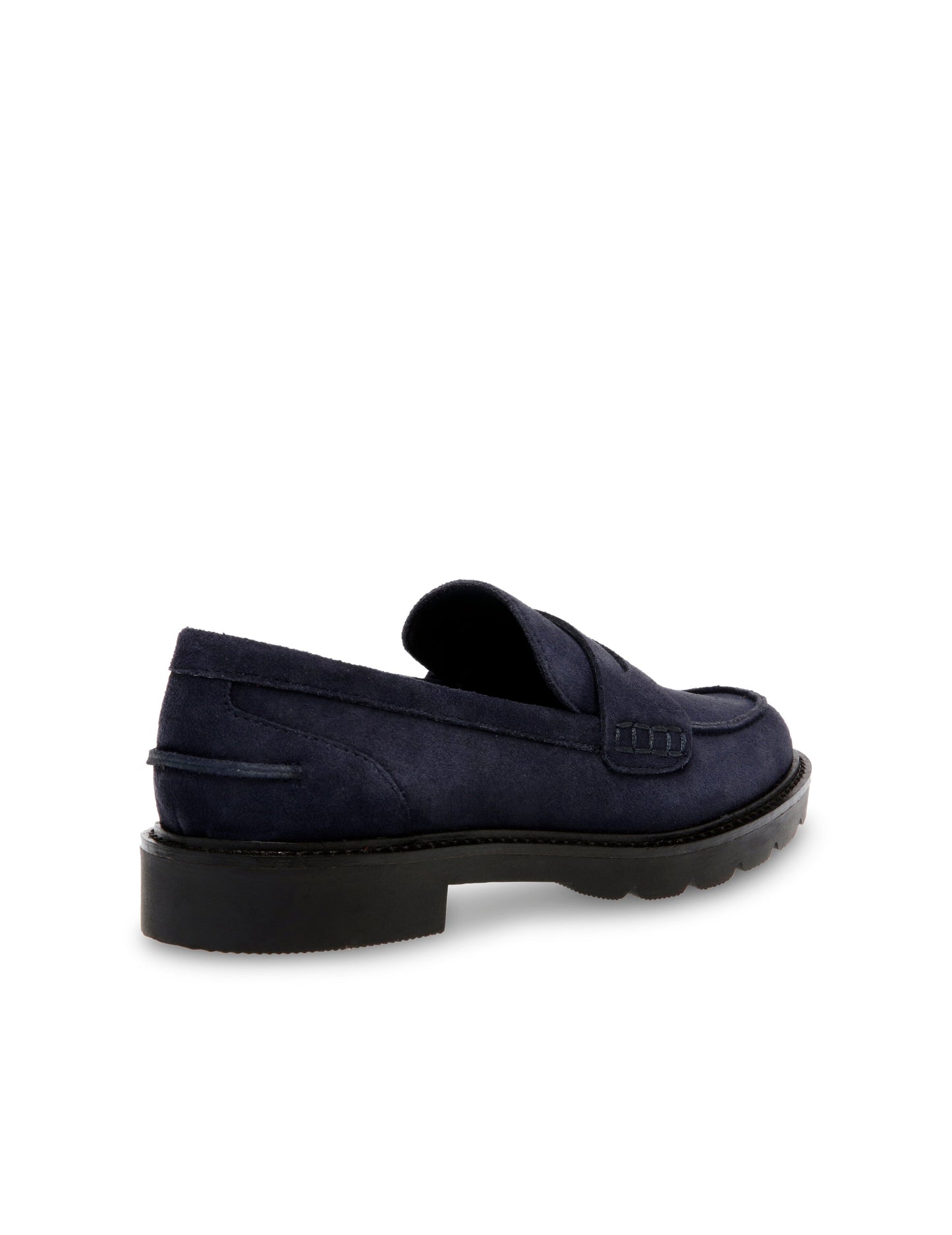 Anne Klein Emmylou Suede Loafer in Navy