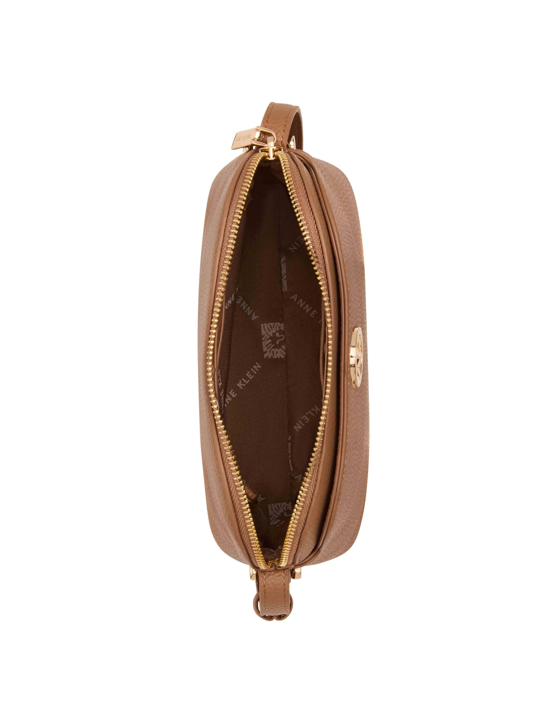 Anne Klein Dome Crossbody Bag with Detachable Card Case