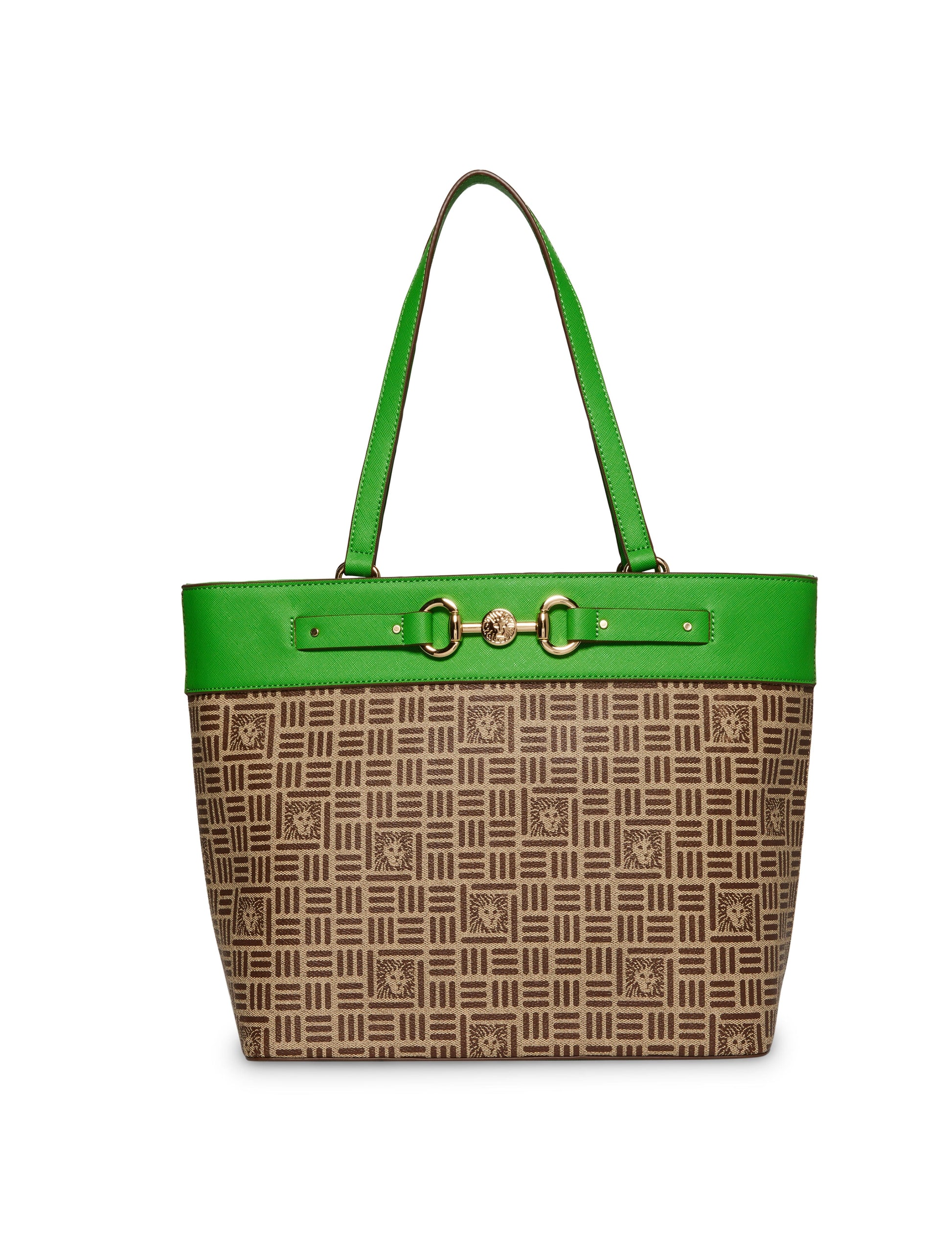 Anne Klein Large Lion Logo Tote Bag
