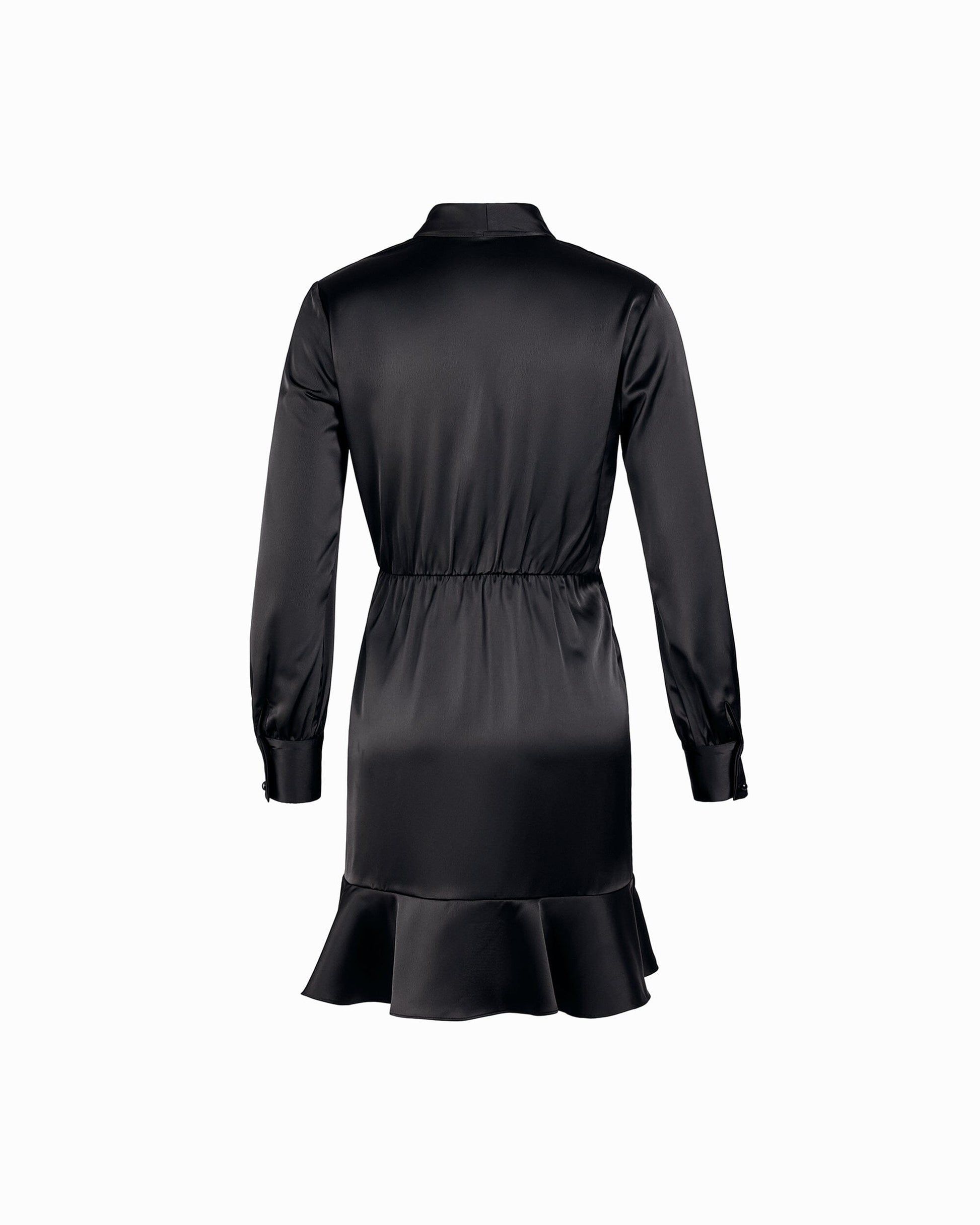Anne Klein Shawl Collar Faux Wrap Dress