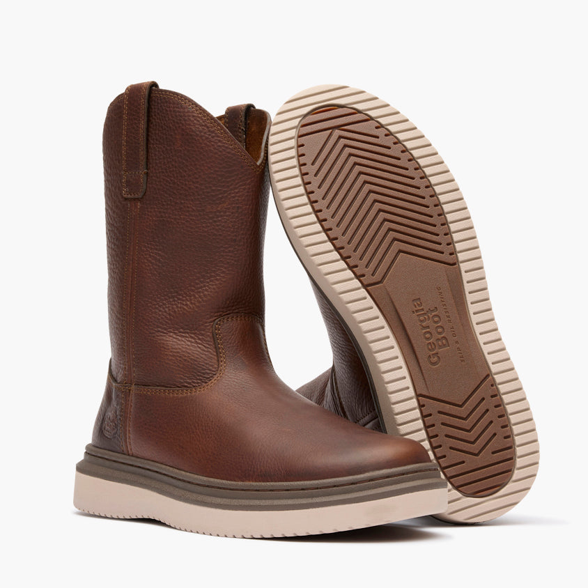 Men Georgia Boot Wedge Superlyte 11" Pull-On Work Boot
