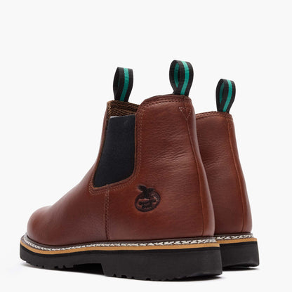 Men Georgia Boot Men's Burnt Brown Romeo Work Boot