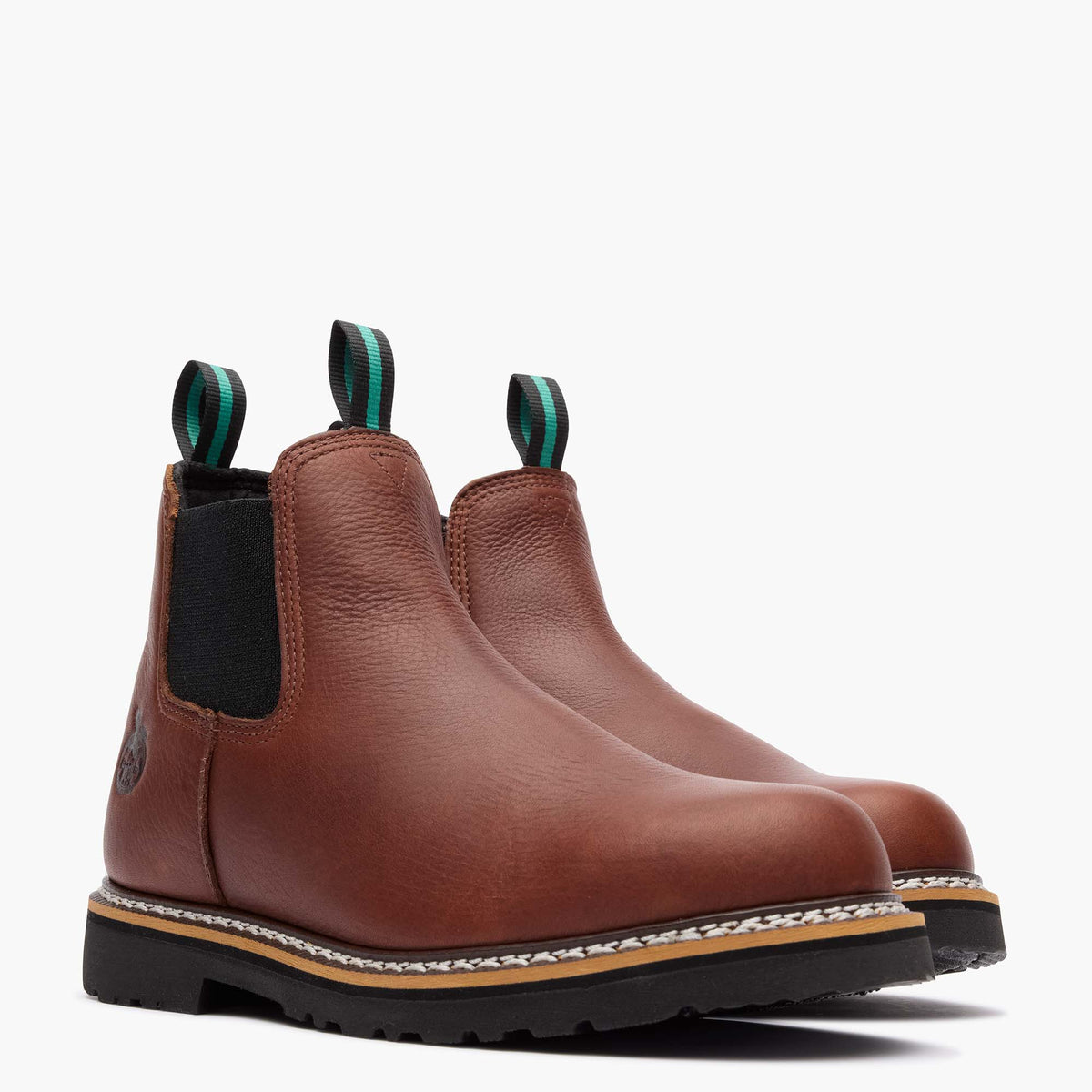 Men Georgia Boot Men's Burnt Brown Romeo Work Boot