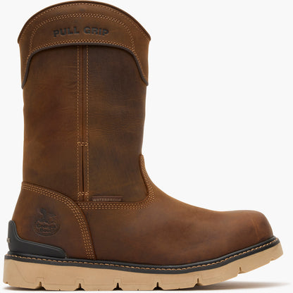 Men Georgia Boot Carbon Flex Wedge 11" Pull On Waterproof Carbon Toe Work