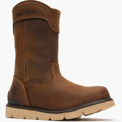 Men Georgia Boot Carbon Flex Wedge 11" Pull On Waterproof Carbon Toe Work