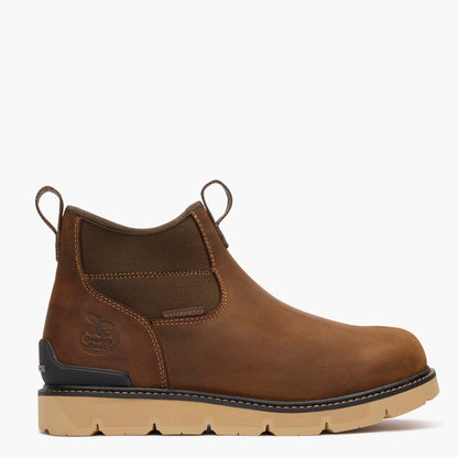 Men Georgia Boot Carbon Flex Wedge Chelsea Work Boot