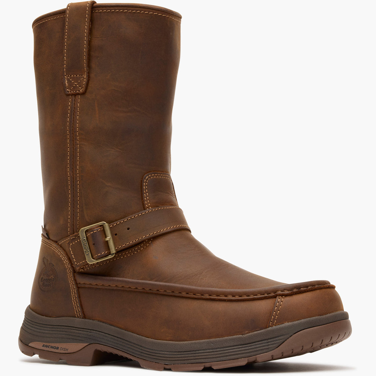 Men Georgia Boot Athens SuperLyte Waterproof Wellington Pull-On Boot