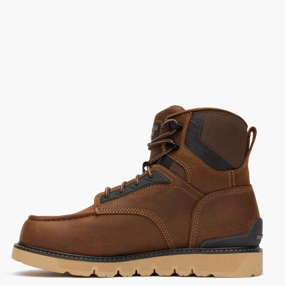 Men Georgia Boot Men's 6" Carbon Flex Wedge Waterproof Moc-Toe Work Boot