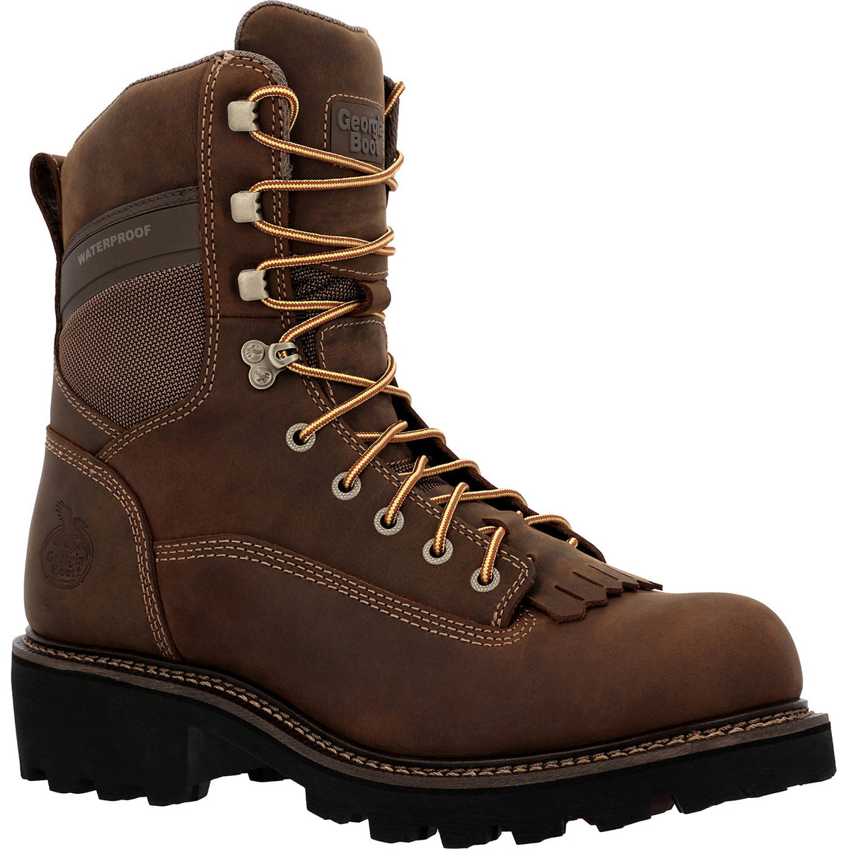 Men Georgia Boot Core 37 9" Scalloped Heel Waterproof Composite Toe Logger