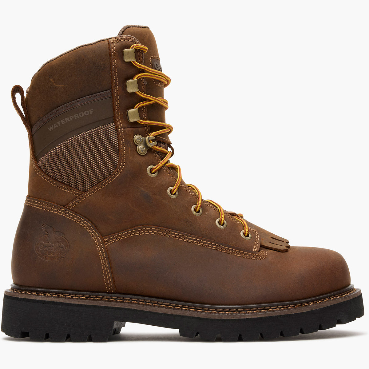Men Georgia Boot Core 37 9" Low Heel Waterproof Logger Work Boot