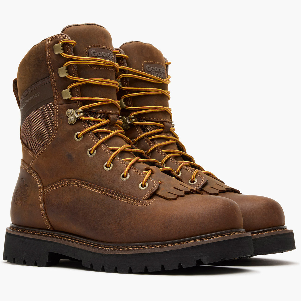 Men Georgia Boot Core 37 9" Low Heel Waterproof Logger Work Boot