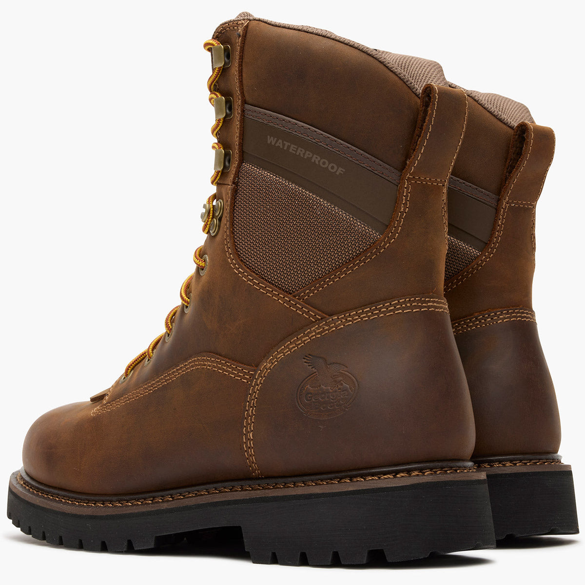 Men Georgia Boot Core 37 9" Low Heel Waterproof Logger Work Boot