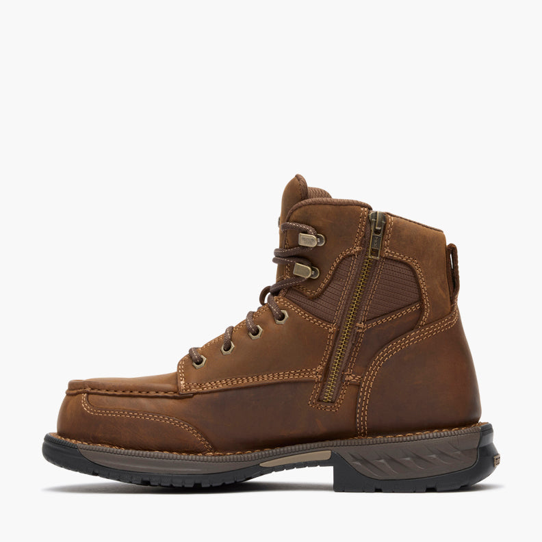 Men Georgia Boot Athens 360 6" Side-Zip Waterproof Nano Composite Toe Moc-