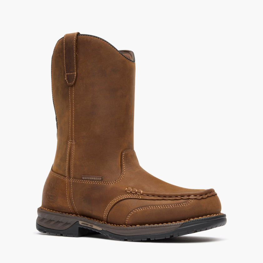 Men Georgia Boot Athens 360 11" Pull-On Waterproof Moc-Toe Nano Composite