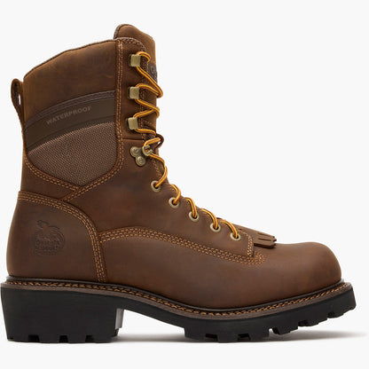 Men Georgia Boot Core 37 9" Scalloped Heel Waterproof Work Boot