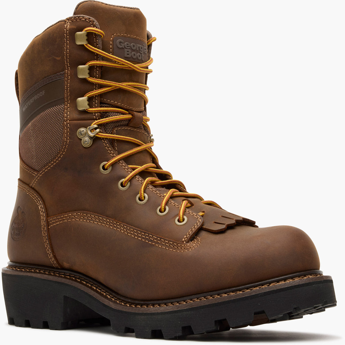 Men Georgia Boot Core 37 9" Scalloped Heel Waterproof Work Boot