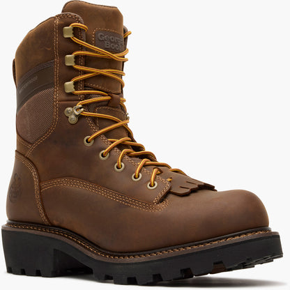 Men Georgia Boot Core 37 9" Scalloped Heel Waterproof Work Boot