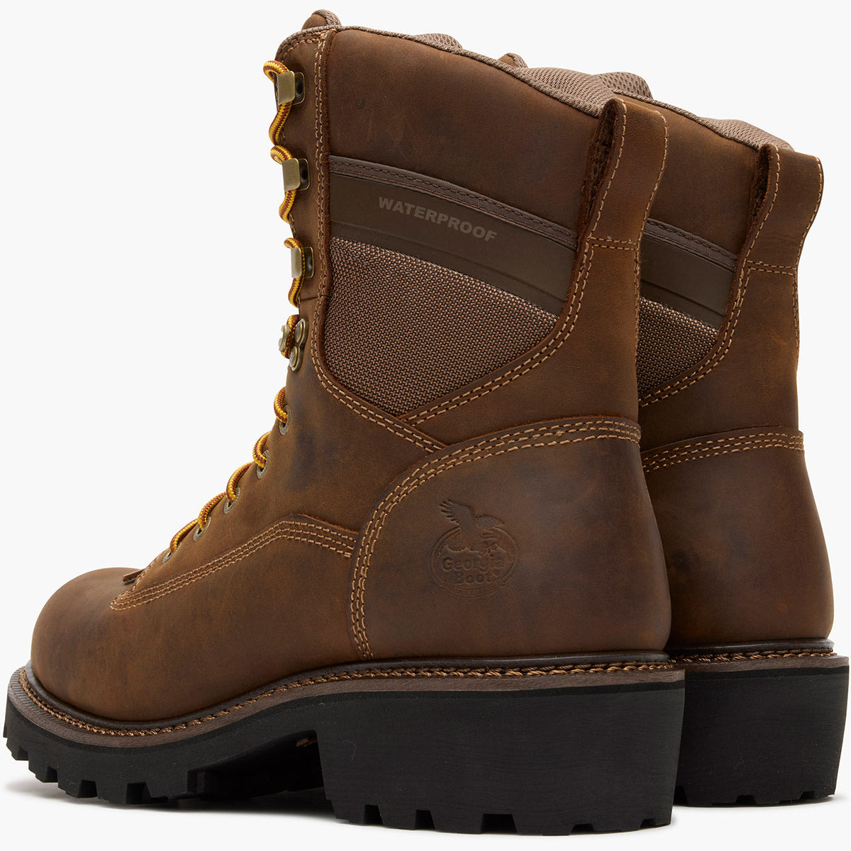 Men Georgia Boot Core 37 9" Scalloped Heel Waterproof Work Boot