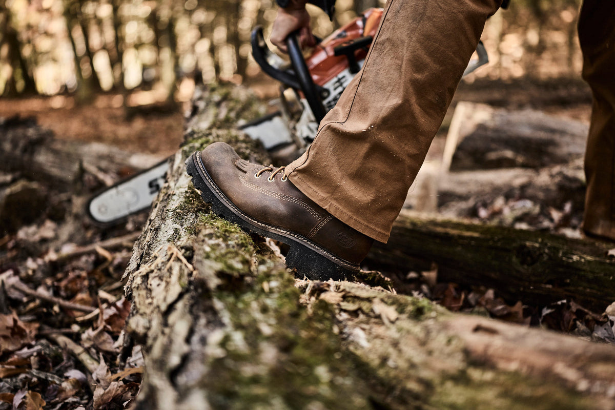 Men Georgia Boot Core 37 9" Scalloped Heel Waterproof Work Boot