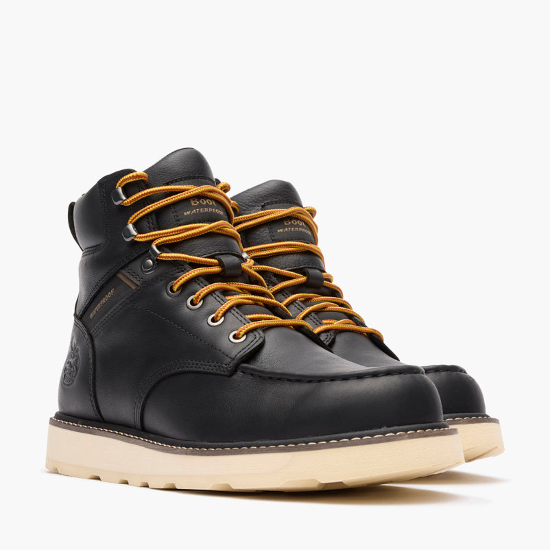 Men Georgia Boot Men's Core 37 Wedge 6" Moc-Toe Work Boot