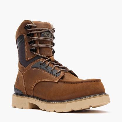 Men Georgia Boot Men's Carbon Flex 8" Moc-Toe Work Boot with Carbon Toe