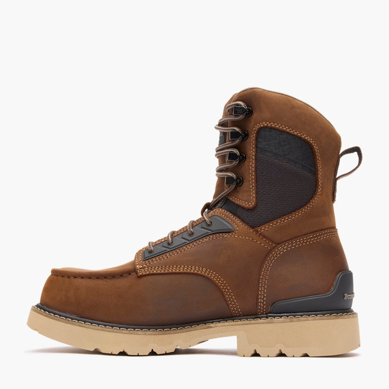 Men Georgia Boot Men's Carbon Flex 8" Moc-Toe Work Boot with Carbon Toe