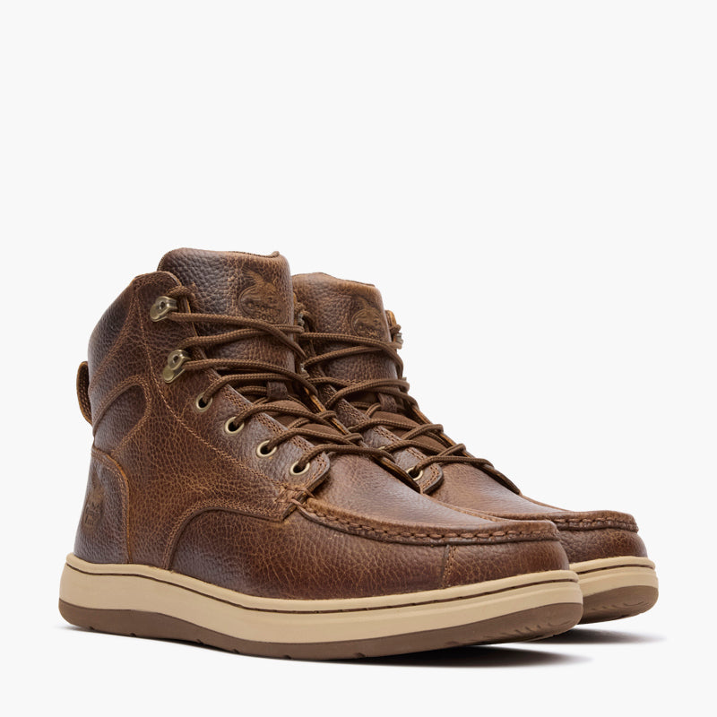 Men Georgia Boot Men's Eagle Superlyte Moc-Toe Chukka