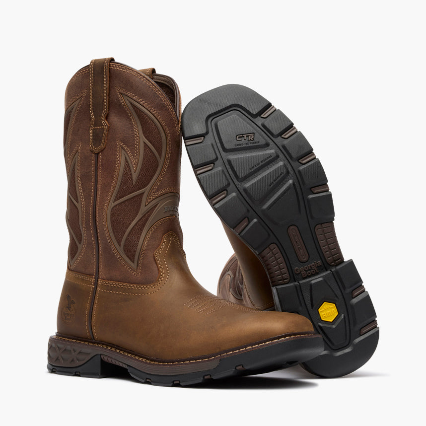 Men Georgia Boot Carbo-Tec FLX 11" Pull-On Work Boot