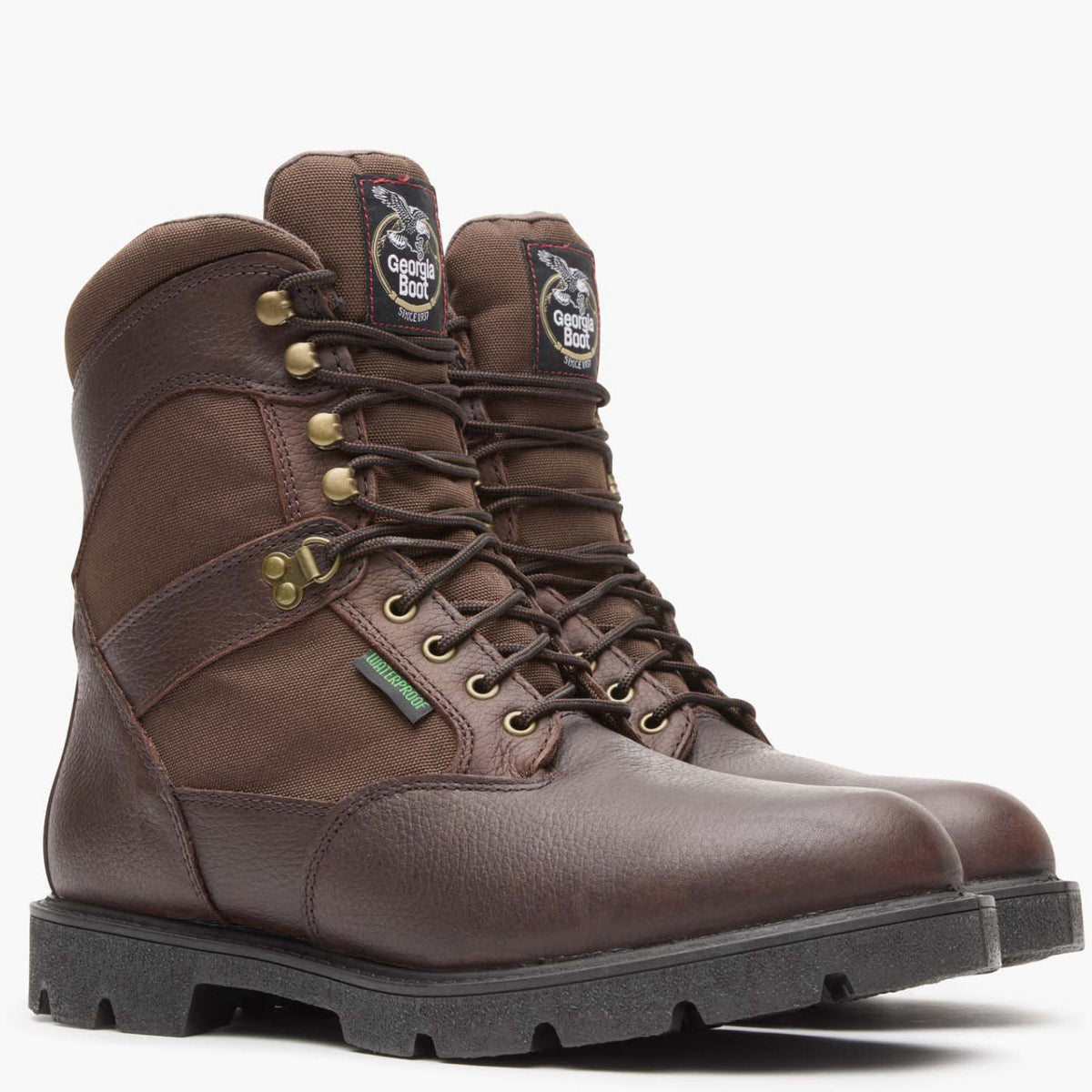 Men Georgia Boot Homeland Waterproof 600G Insulated Work Boot