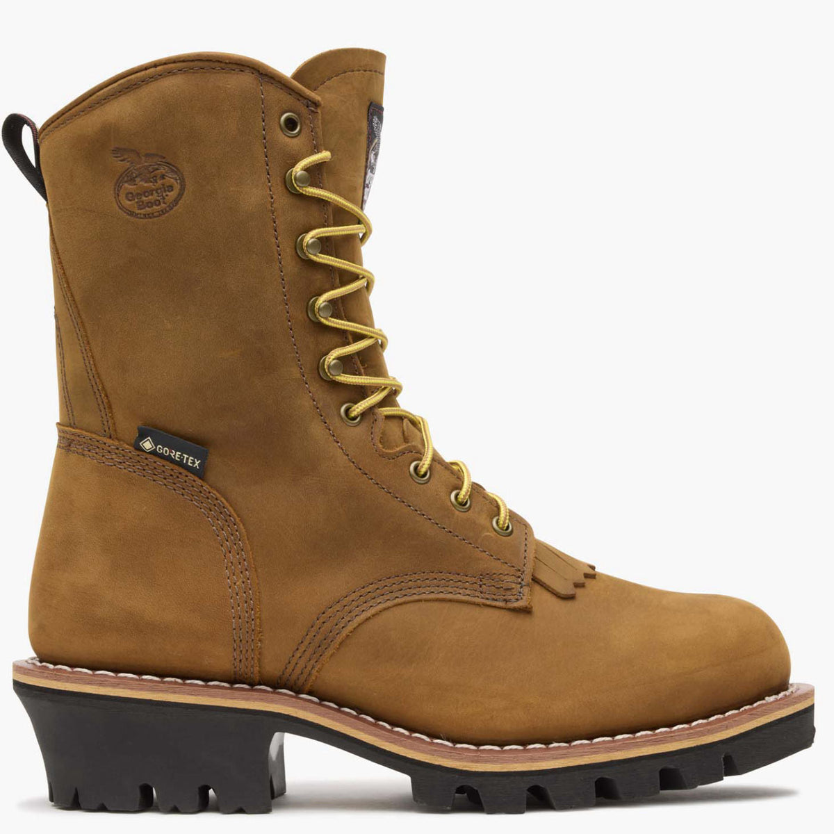 Men Georgia Boot Steel Toe GORE-TEX Waterproof 400G Insulated Logger Boot