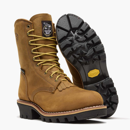 Men Georgia Boot Steel Toe GORE-TEX Waterproof 400G Insulated Logger Boot