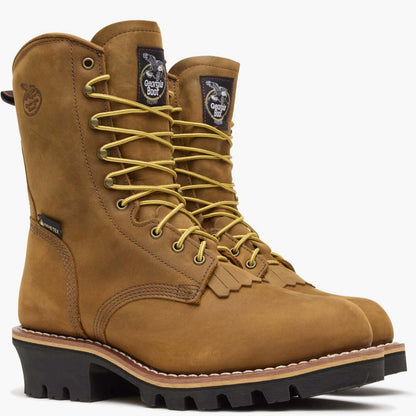 Men Georgia Boot Steel Toe GORE-TEX Waterproof 400G Insulated Logger Boot