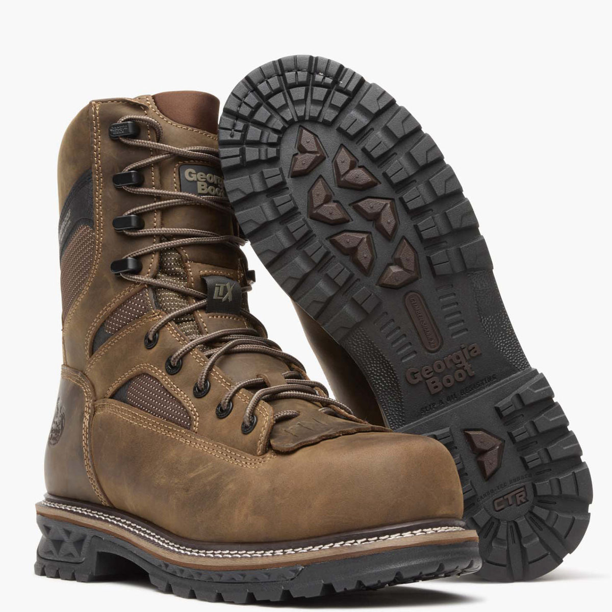 Men Georgia Boot LTX Logger 9" Composite Toe 400G Insulated Waterproof Wor